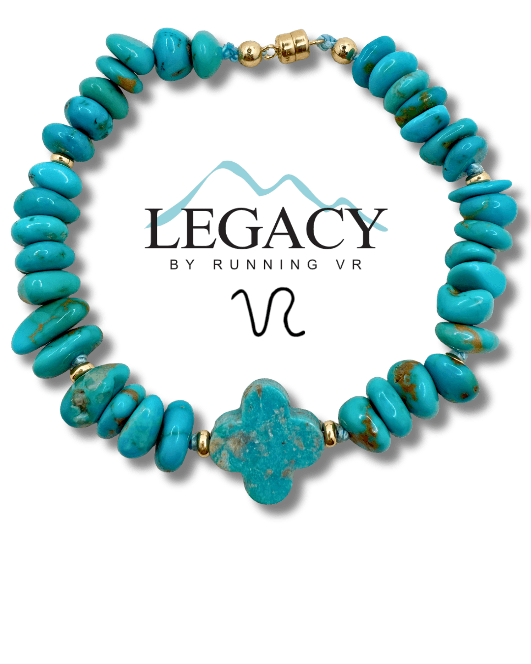 No. 3 Canyon Whisper featuring Santo Domingo Turquoise - Legacy by Running VR