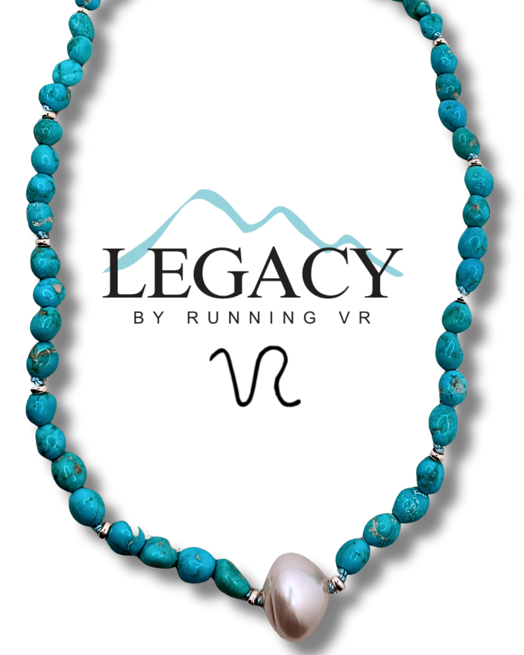 Something Blue featuring Campitos Turquoise & South Sea Pearl - Legacy by Running VR