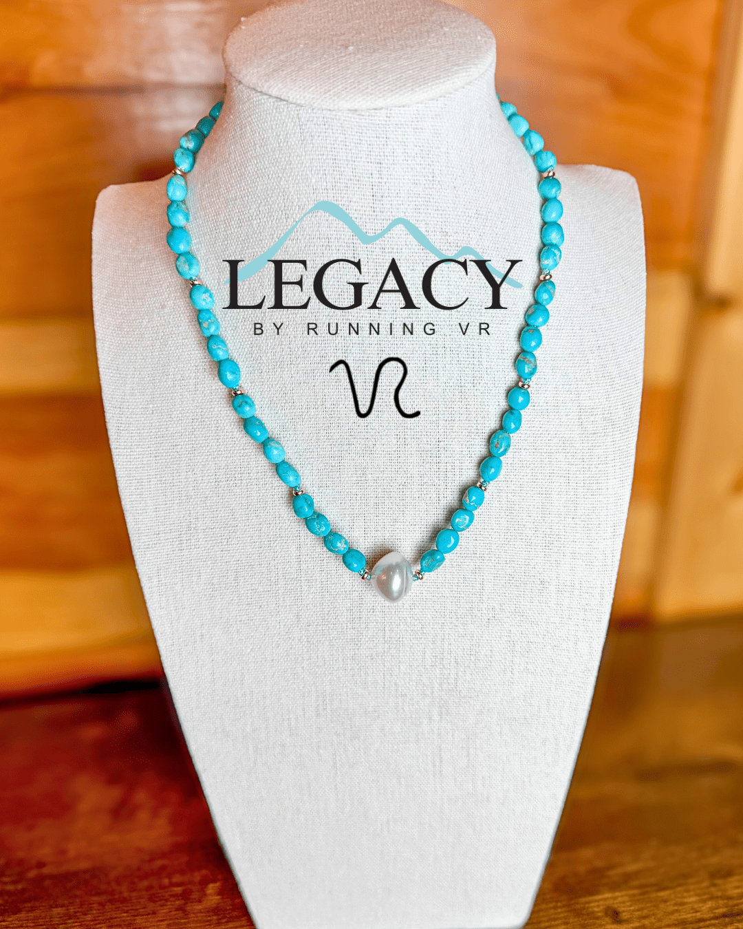 Something Blue featuring Campitos Turquoise & South Sea Pearl - Legacy by Running VR