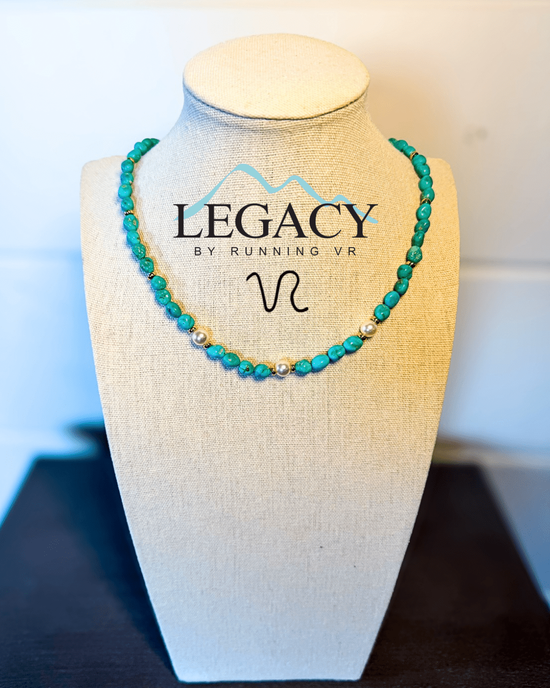 Sunlit Tides featuring Nacozari Turquoise and South Sea Pearls - Legacy by Running VR